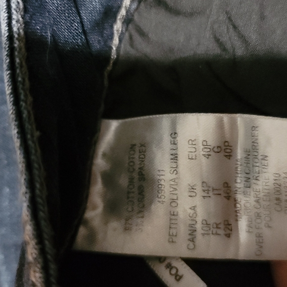 Gently Loved blue jeans woman size 10p made by French Dressing Jeans Olivia Edit - Picture 13 of 16